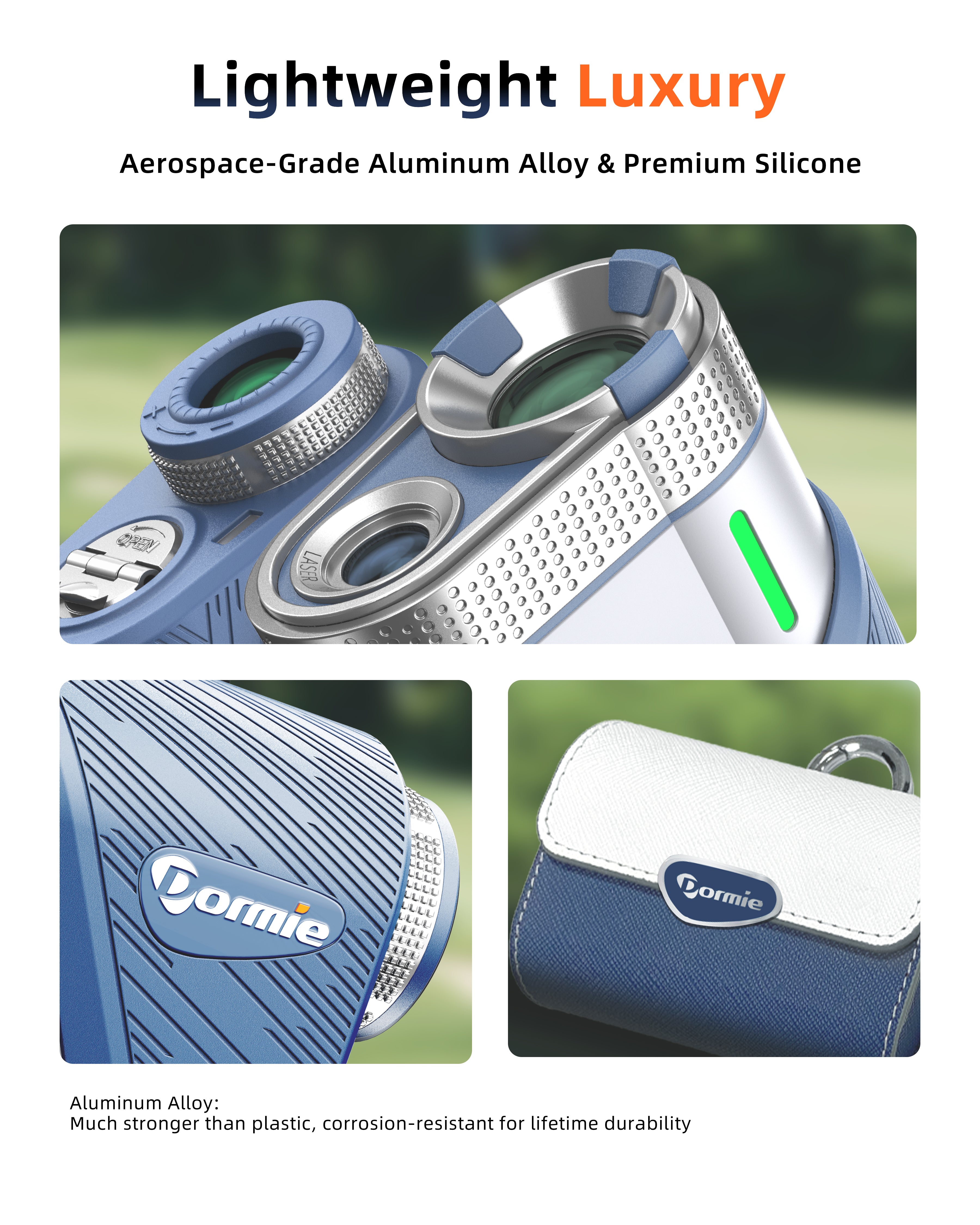 DORMIE T100 PRO ゴルフレーザー距離計 800ヤード PNLC明るさ自動調整