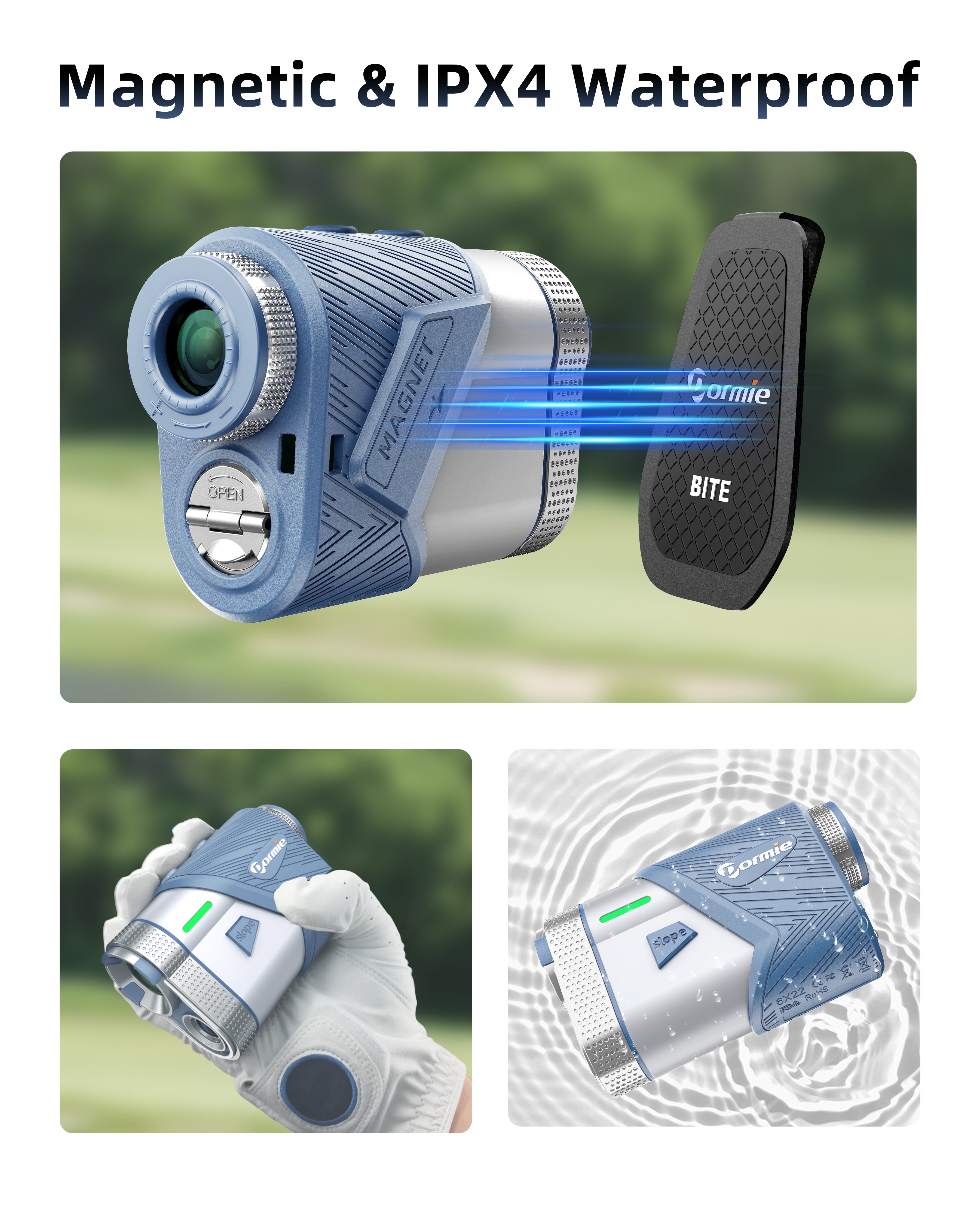 DORMIE T100 PRO ゴルフレーザー距離計 800ヤード PNLC明るさ