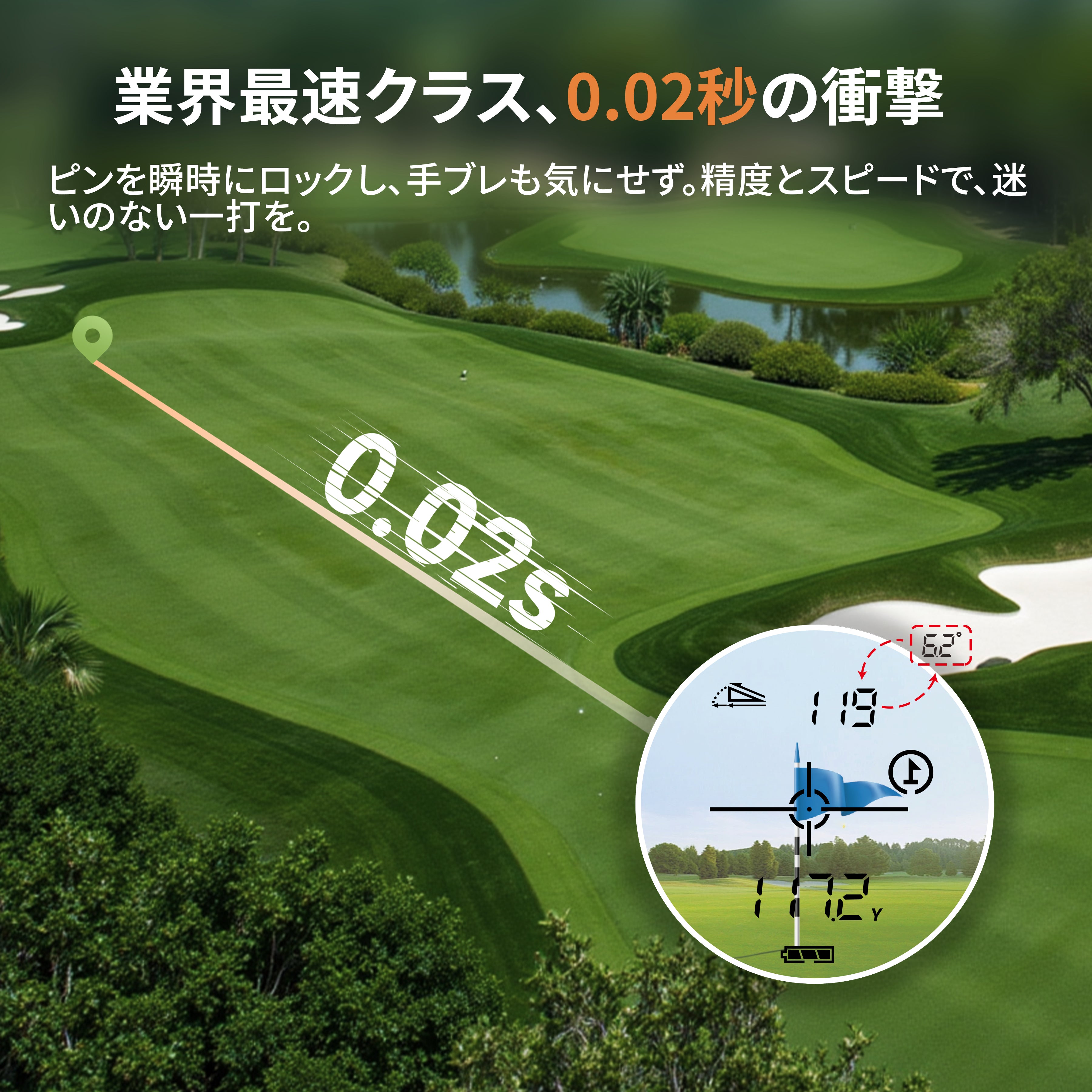 ゴルフ距離計T80 ピンロック 7倍望遠 1000yd 防水 Type-C充電 DORMIE ゴルフ距離計 T80 ピンロック スロープモードON/OFF 三点測距 7